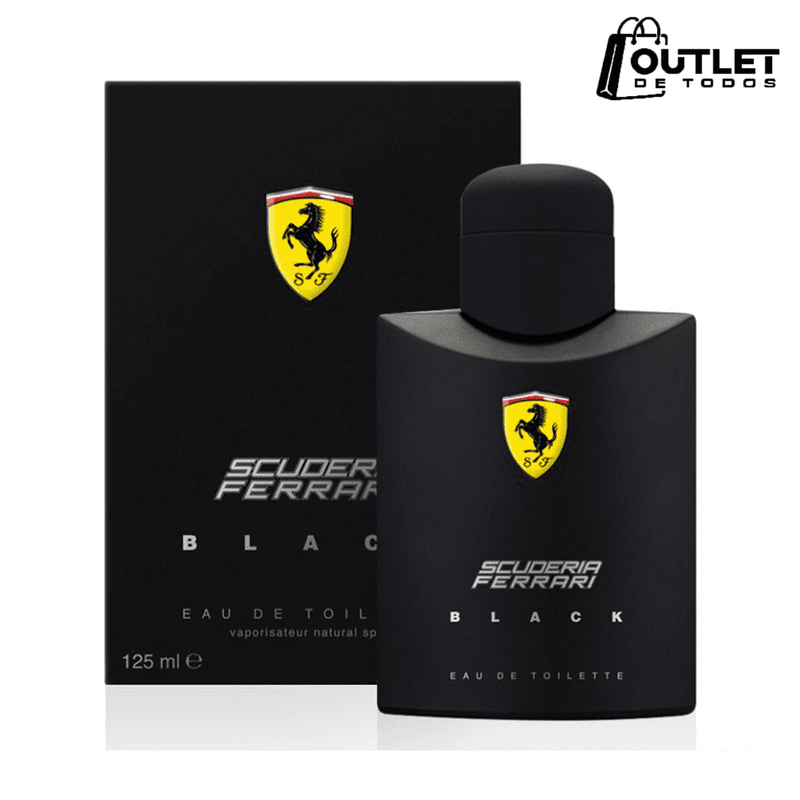 Perfume Ferrari Black - 125ml:  Eau de Toilette