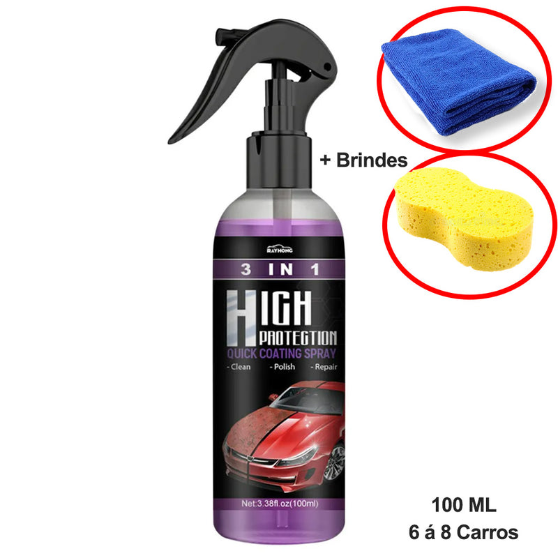 Spray Revestimento Alta proteção: Restaurador para o Carro