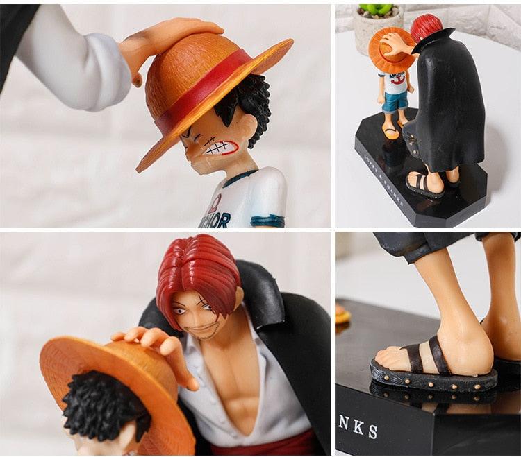 One Piece Luffy Shunks PVC  180mm - Outlet De Todos