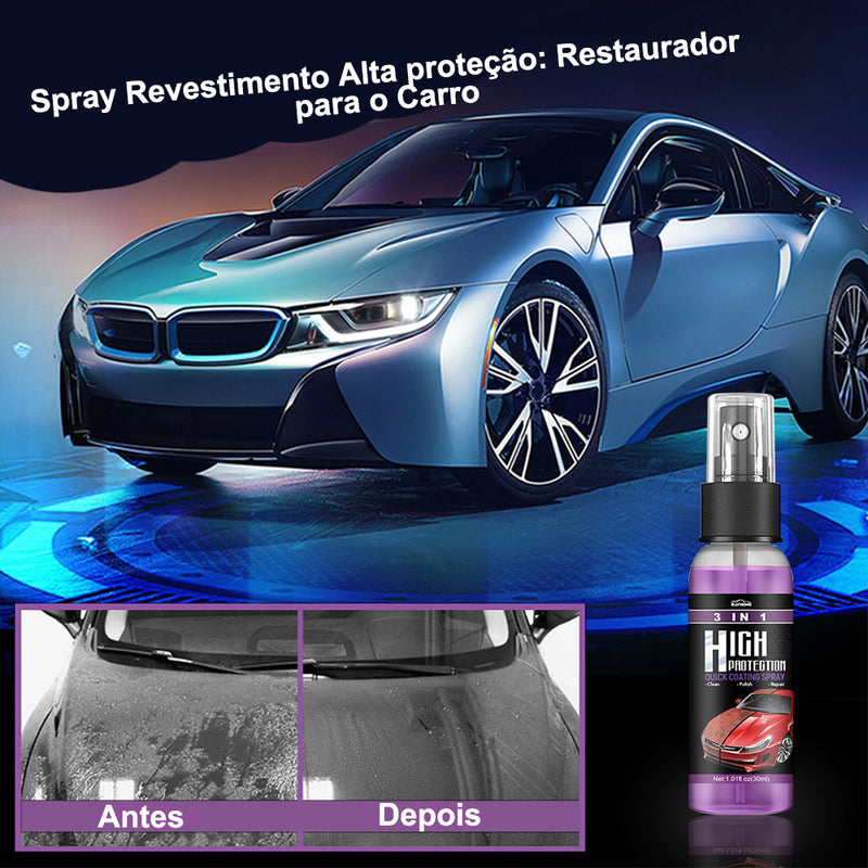 Spray Revestimento Alta proteção: Restaurador para o Carro